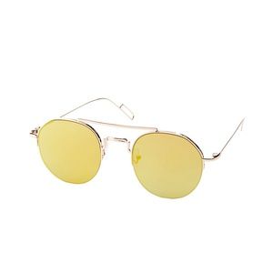 Brow Bar Round Sunglasses